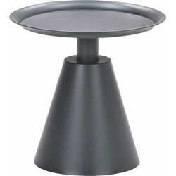 Garden Impressions Tepa bijzettafel Ø50xH48 cm - donker grijs
