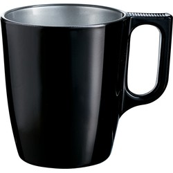 Koffie kopjes/bekers zwart 250 ml - Bekers