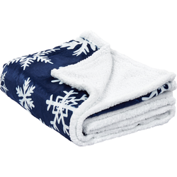 Beliani ANISE - Plaid-Blauw-Polyester