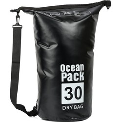 Decopatent® Waterdichte Tas - Dry bag - 30L - Ocean Pack - Dry Sack - Survival Outdoor Rugzak - Drybags - Boottas - Zeiltas -Zwart