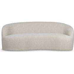 PTMD Bohne Cream 9901 nanci fabric 3 seater sofa