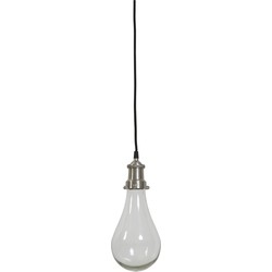 Light&Living Hanglamp Gida glas nikkel satijn 33 x Ø14