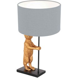 Anne Lighting tafellamp Animaux - zwart - metaal - 3942ZW