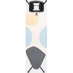 Strijkplank C, 124x45 cm, solide strijkerhouder - Spring Bubbles