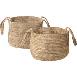 Beliani KORNAK - Mand-Natuurlijk-Jute
