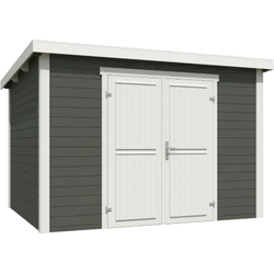 Blokhut Lotta 300x250 Green Grey-Wit