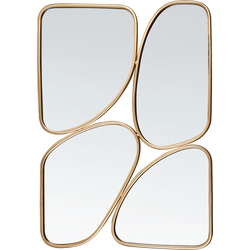 DIANCEY - Wandspiegel - Goud - 70 x 100 cm - Metaal
