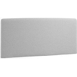 Kave Home - Dyla hoofdbord met afneembare hoes in grijs, voor bedden van 160 cm