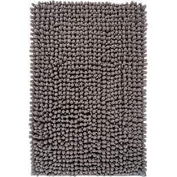 Tapijtenloods Fluffy - Badmat Hoogpolig - Soft Touch - Grijs- 50x90 CM