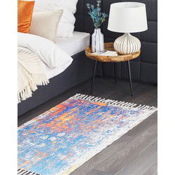ACARLAR - Laagpolig vloerkleed - Multicolor - 80 x 150 cm - Polyester