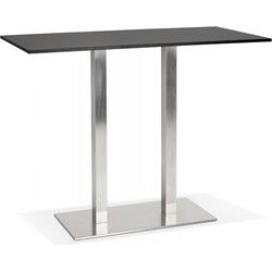 Designer hoge bar DENVER 160x80x100 cm Zwart