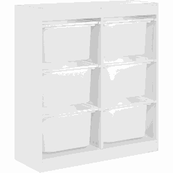 Beliani TOBIN - Commode-Wit-Vezelplaat