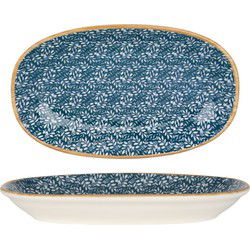 Bonna Serveerschaal - Lupin - Porselein - 24x14 cm - set van 2
