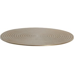 Light&living Plateau Ø50 cm BOJANO licht goud