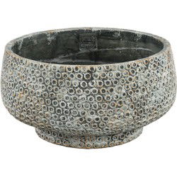 PTMD Schaal Laim - 30x30x15 cm - Cement - Grijs