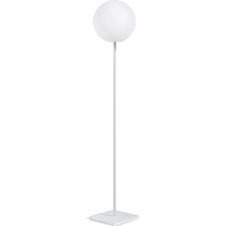 Kave Home - Dinesh solar staande lamp voor buiten van grijs staal 120 cm