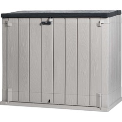 Toomax Stora way opbergbox plus XL 1270 liter - taupe donker grijs