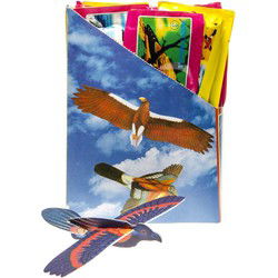 Decopatent 48 STUKS Foam Vogels Vliegtuigen - Fighter Gliders - Uitdeelcadeaus - Traktatie Uitdeelcadeautjes voor kinderen - Grabbelton - School - Kinderfeestje - Klein Speelgoed Trakteren - Grabbelton Traktaties Cadeautjes