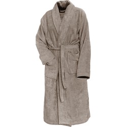 LINNICK Pure Badjas Velours - taupe - XXL