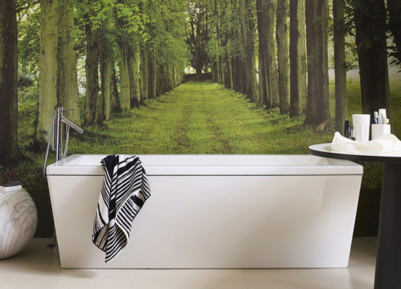 8x de mooiste badkamers met behang