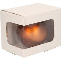 Kartonnen opbergdoosje met venster - 50x - 12 x 9 x 10 cm - verpakking - Cadeaudoosjes