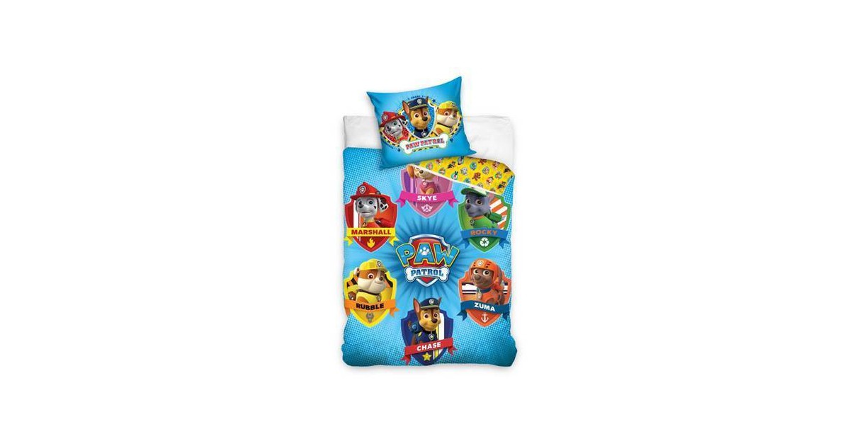 Baby dekbedovertrekje Paw Patrol 100 X 135 Cm Blauw