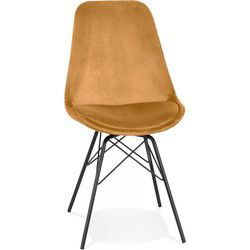 ZAZY design stoel 45x55x83 cm Mosterd