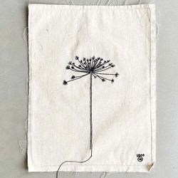 Stitched art Lemonwise Dried flower