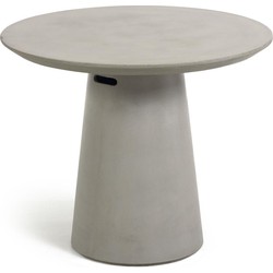 Kave Home - Itai tafel cement Ø 90 cm