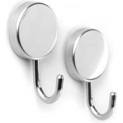 Trendform Magnetische haak - Steel mamba - set van 2 roestvrij staal