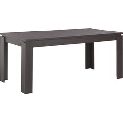 Beliani VITON - Eettafel-Donkere houtkleur-MDF