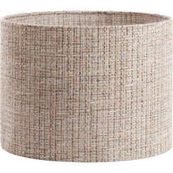 Light & Living - kap - Okavi - bruin - textiel - Ø 40cm - E27 - 2240295
