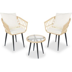 Feel Furniture - Ibiza - Koffieset - 2 personen