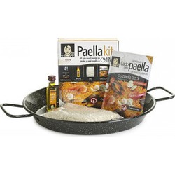 Paella kit inclusief paella pan emaille - 4 porties | Carmencita