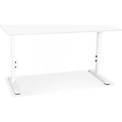 OSMOSE in hoogte verstelbaar bureau 160x80x67(86) cm Wit