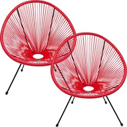 Fauteuil Acapulco Set van 2 Cherry