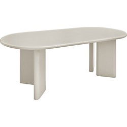 Eettafel Zand - Deens Ovaal - 220x100x75cm - Nagano