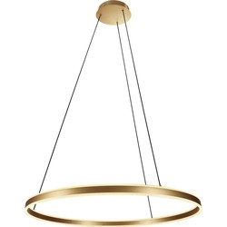 Steinhauer hanglamp Ringlux - goud - metaal - 80 cm - ingebouwde LED-module - 3675GO