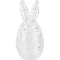 Clayre & Eef Glazen potje Ei Ø 8x17 cm Transparant Glas