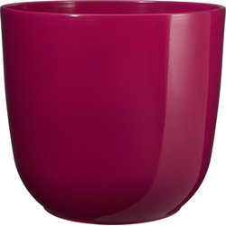 Mica Decorations Bloempot Tusca - 17x17x16 cm - Keramiek - Roze