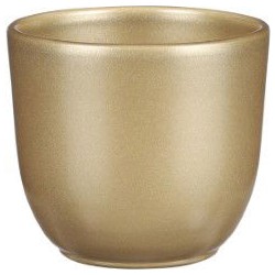 Tusca pot rond goud - h9xd10cm