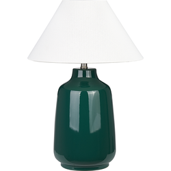 Beliani CARETA - Tafellamp-Groen-Keramiek