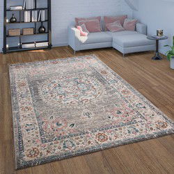Binnen & Buitenkleed Torana - Vintage Design - Grijs - 120x170 cm