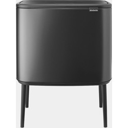 Bo Touch Bin, met 3 binnenemmers, 3 x 11L - Confident Grey