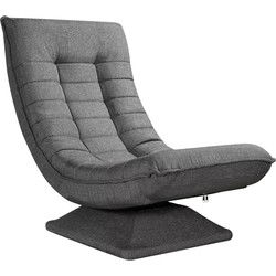 Relax Lounger Aberdeen Stof Grijs