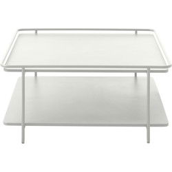 Salontafel Wit Metaal - 75x75x34,3cm - Yuba