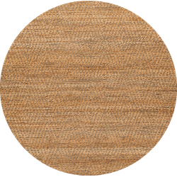 Nature Jute Tapijt - Geweven Rond Vloerkleed - Effen - Bohemian- 100 CM ROND