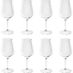 Santex Wijnglas - 8x - onbreekbaar kunststof - 47 cl - wijnglazen - Wijnglazen