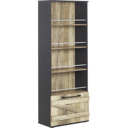 SALTER - Boekenkast - Lichte houtkleur - Vezelplaat