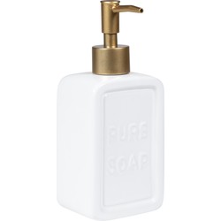 QUVIO Zeep dispenser 'pure soap' - Wit
